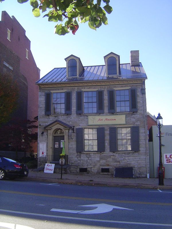 The earliest generation of Bellefonte's prosperous residents chose to build in the Federal style, as in Harrisburg's Grand Street, with a sy