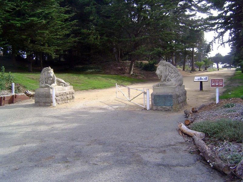 Atop the hill was Sutro Park, donated by Adolph Sutro, the would-be savior of the Comstock Lode, a mayor of San Francisco, and eventually a 
