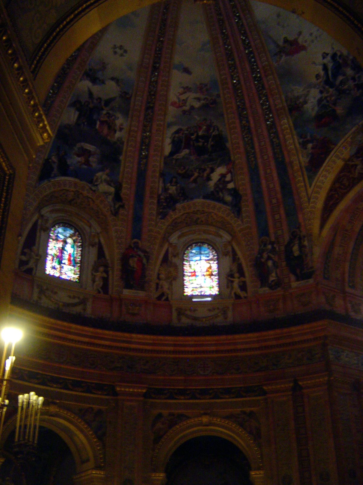 Ribs of a chapel.