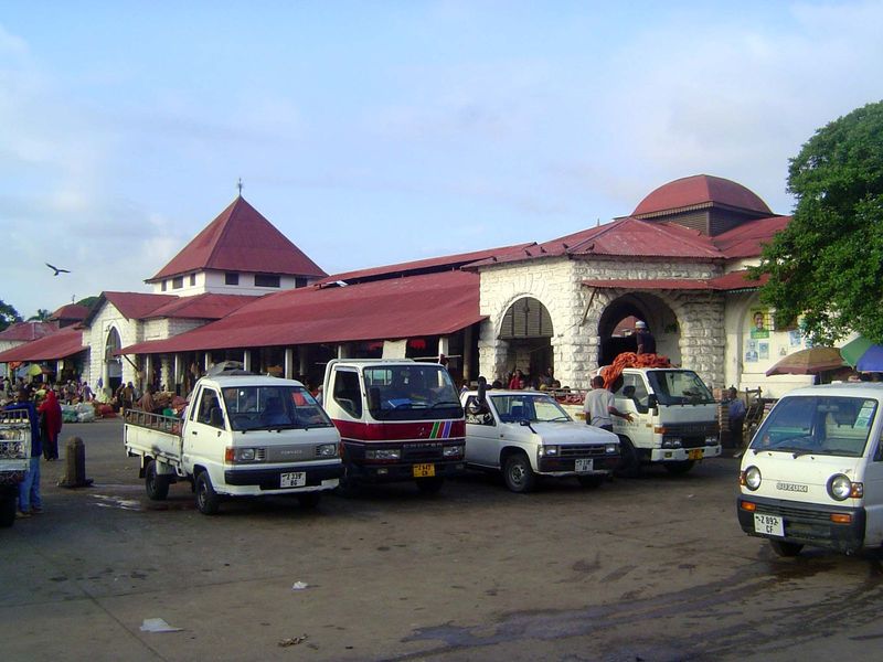 The busiest of Sinclair's works is probably the Seyyidieh Market, from 1904. One side was for meat, the other for fish.