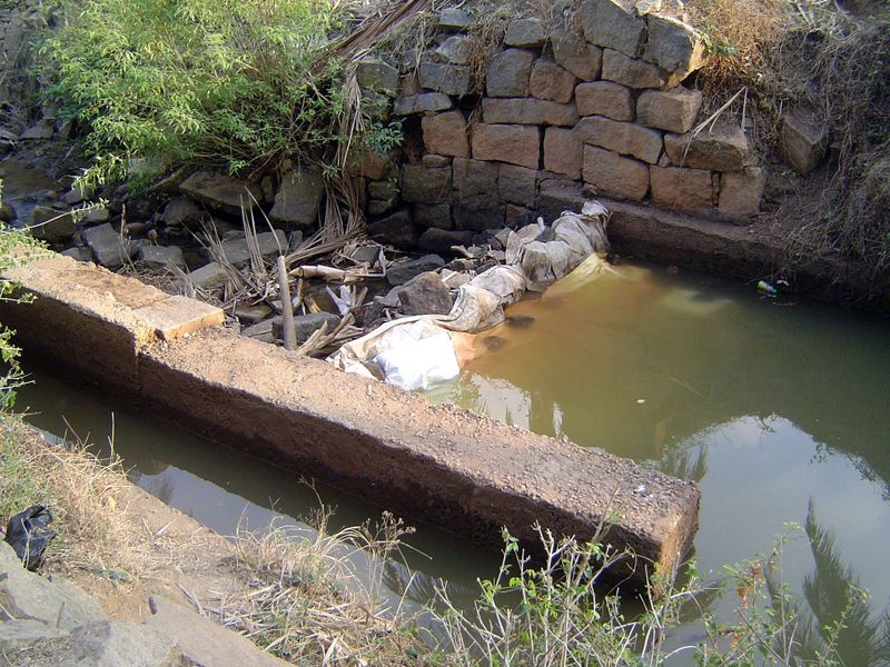 The control works are primitive, too, but the granite blocks probably have a long history.