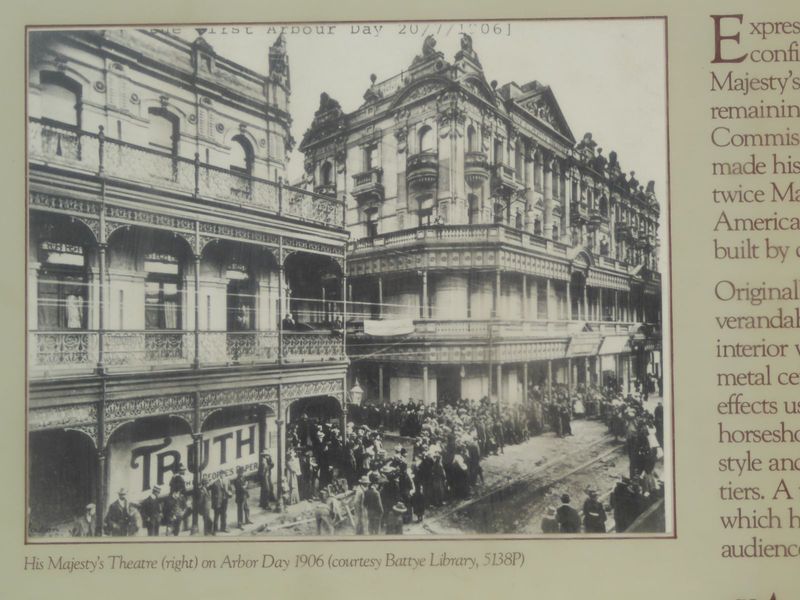 See the balconies? Oh, and if you're curious about the sign on the left, Truth began publication as a weekly newspaper in 1903 and succumbed