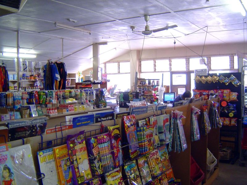 Bookstore, too.