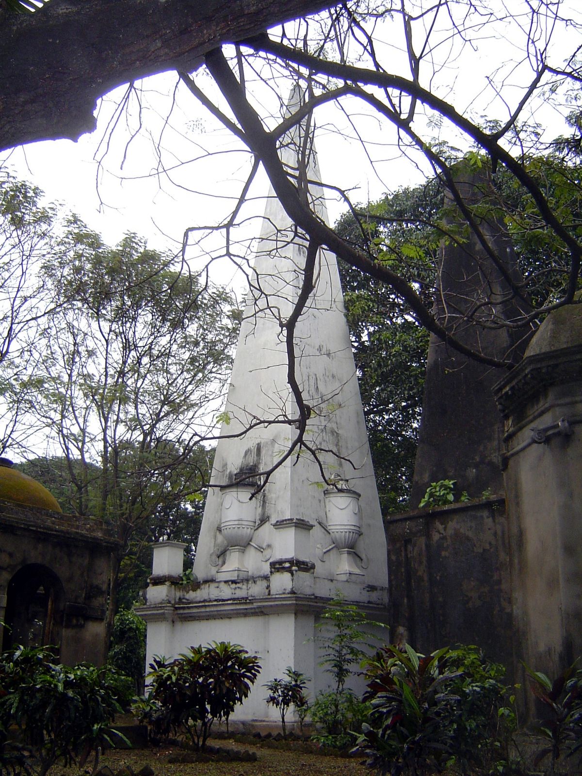 Nearby, there's a monument to a scholar of lasting influence.