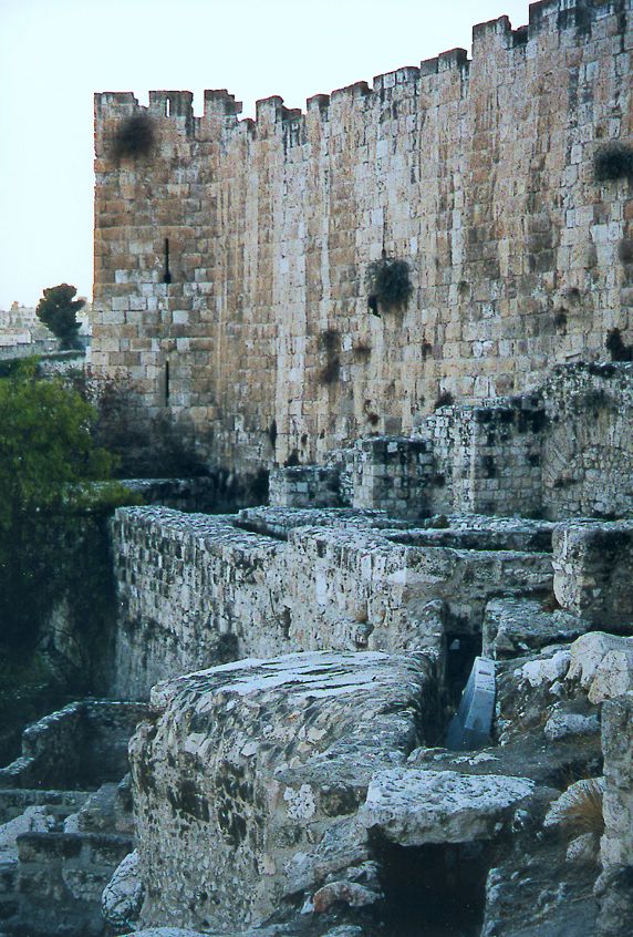 Remnants of an even older conveyance system: rock-cut channels along the southern wall.