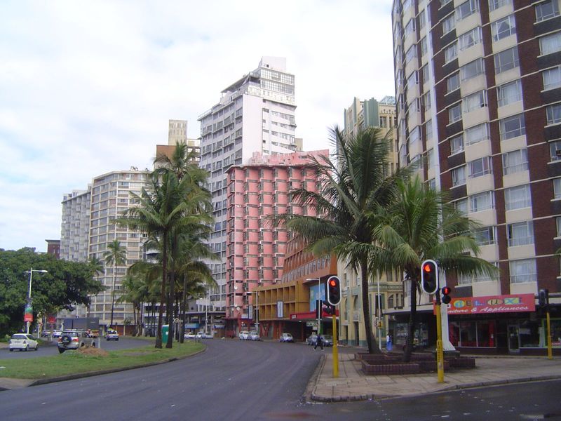 Don't forget that Durban is on the ocean. It also has a much modified bay, one side of which became the Victoria Embankment, now Margaret Mn