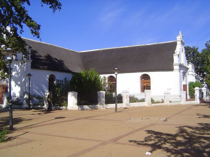 The Rhenish Missionary Society was a precursor of the German colony that founded what today is Namibia. Here is the church it built in Stell