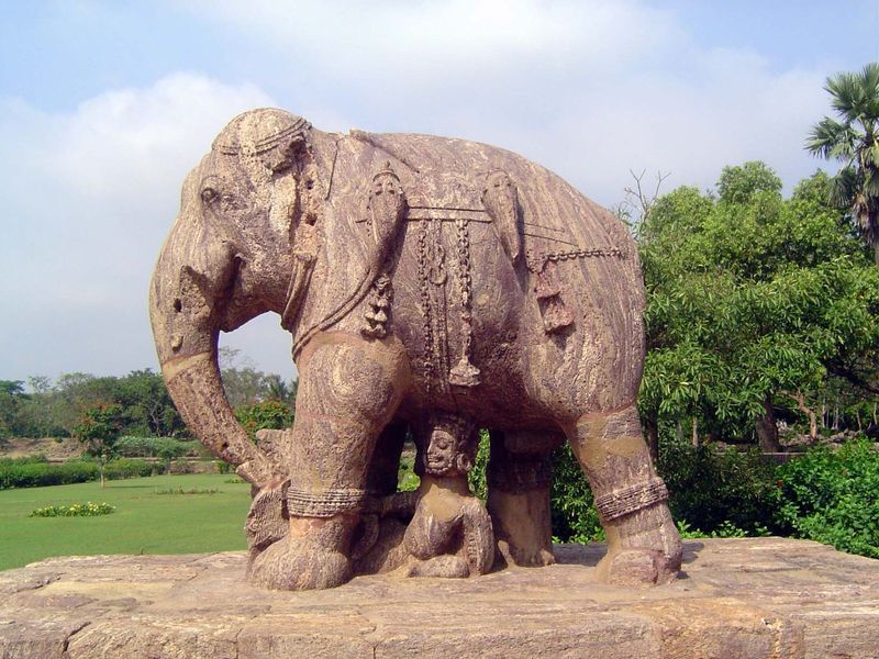 An elephant, masterfully soft. You can almost hear him walk by, silent as elephants are.
