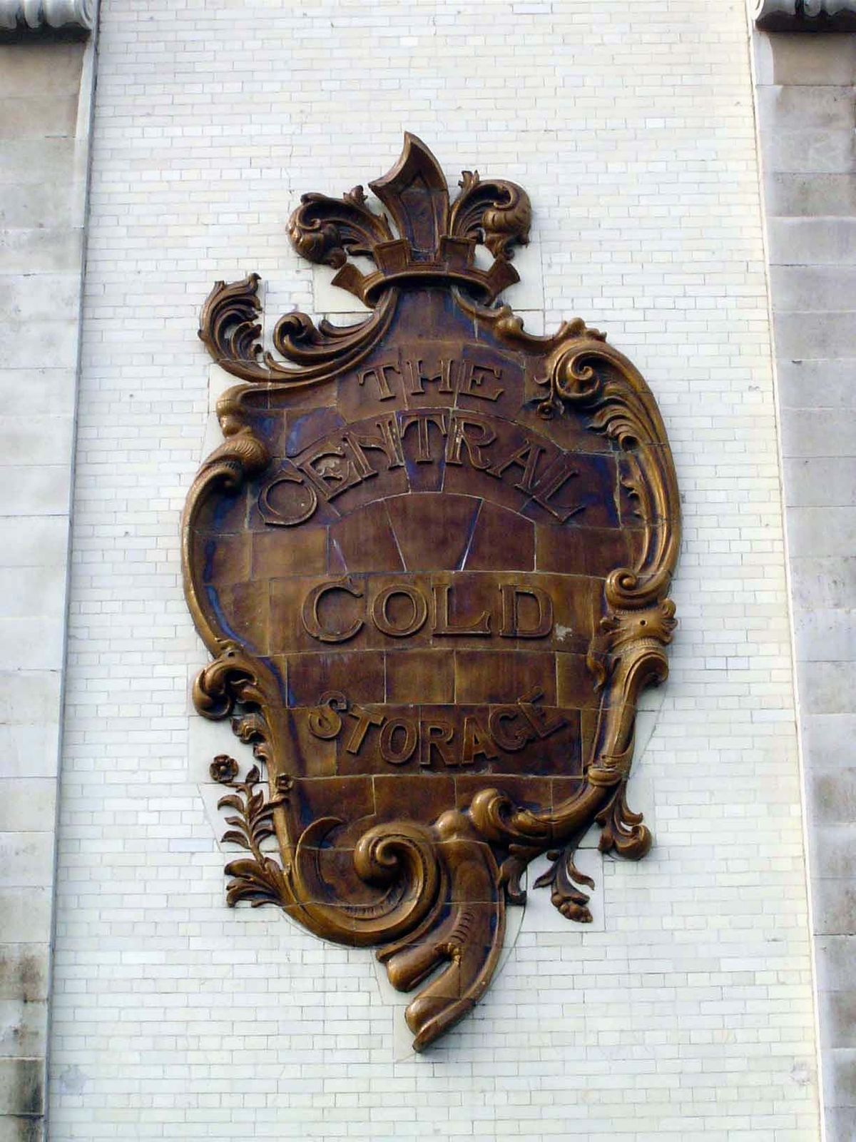 Ceramic tiles.