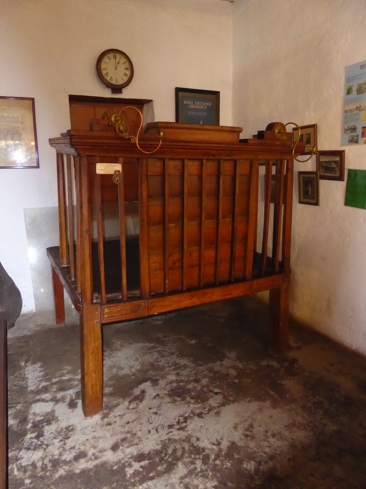 Lots inside, including this pulpit.