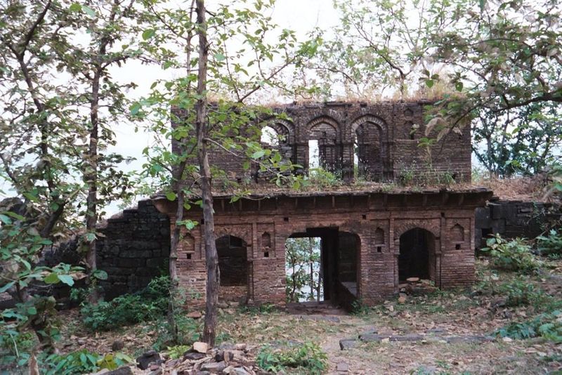 Gate overlooking an east-side descent.