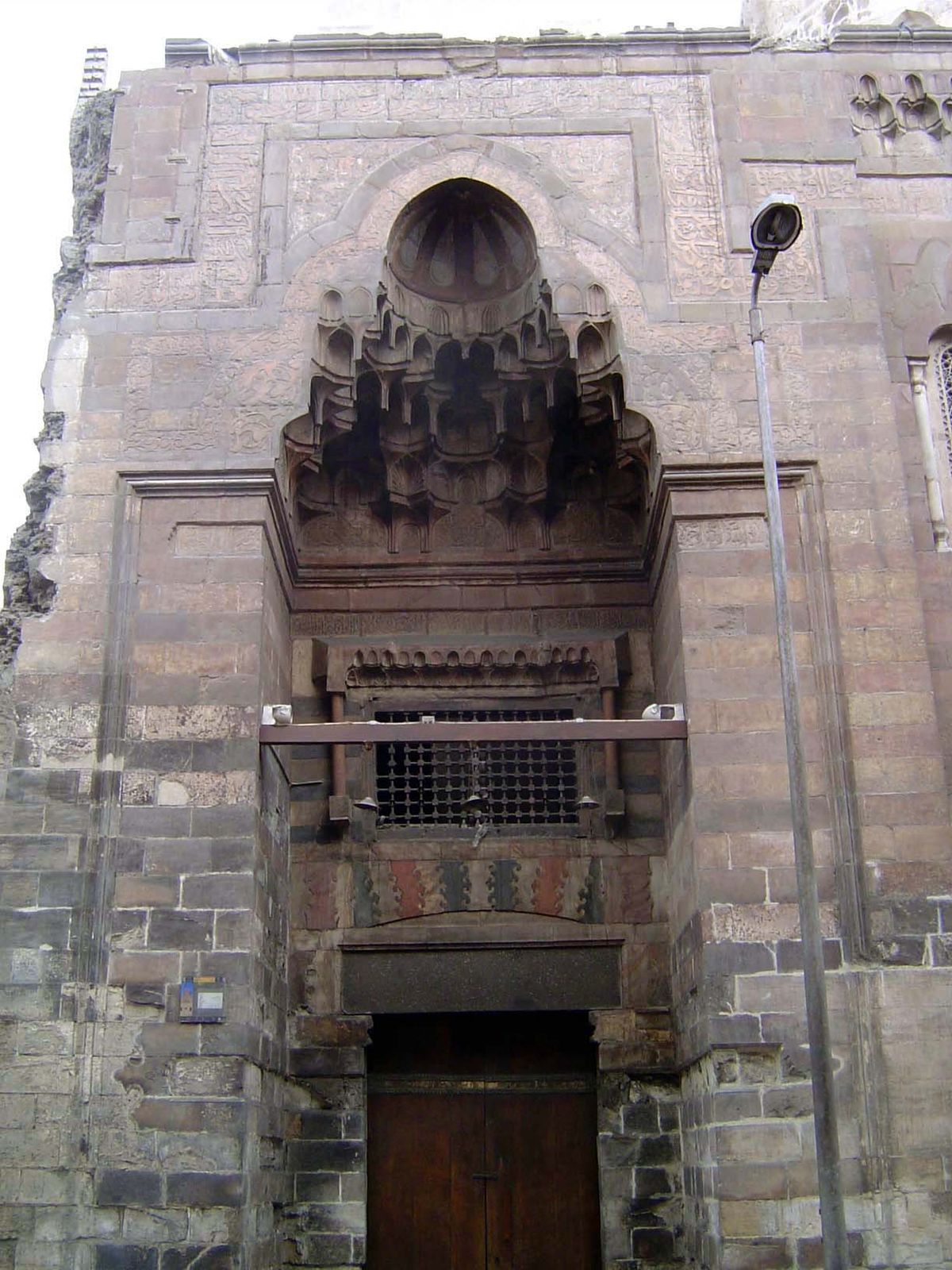 Entrance to the khanqah. Push on the door and, miraculously, it opens.