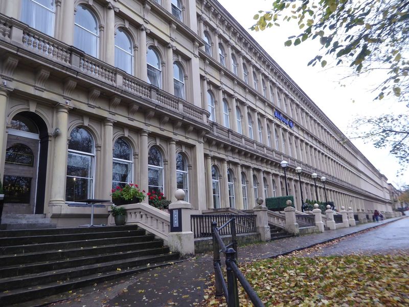The Grosvenor Terrace was built in 1858. Parts became a hotel in 1928. The whole place burned down in 1978 but was rebuilt, in its entirety 