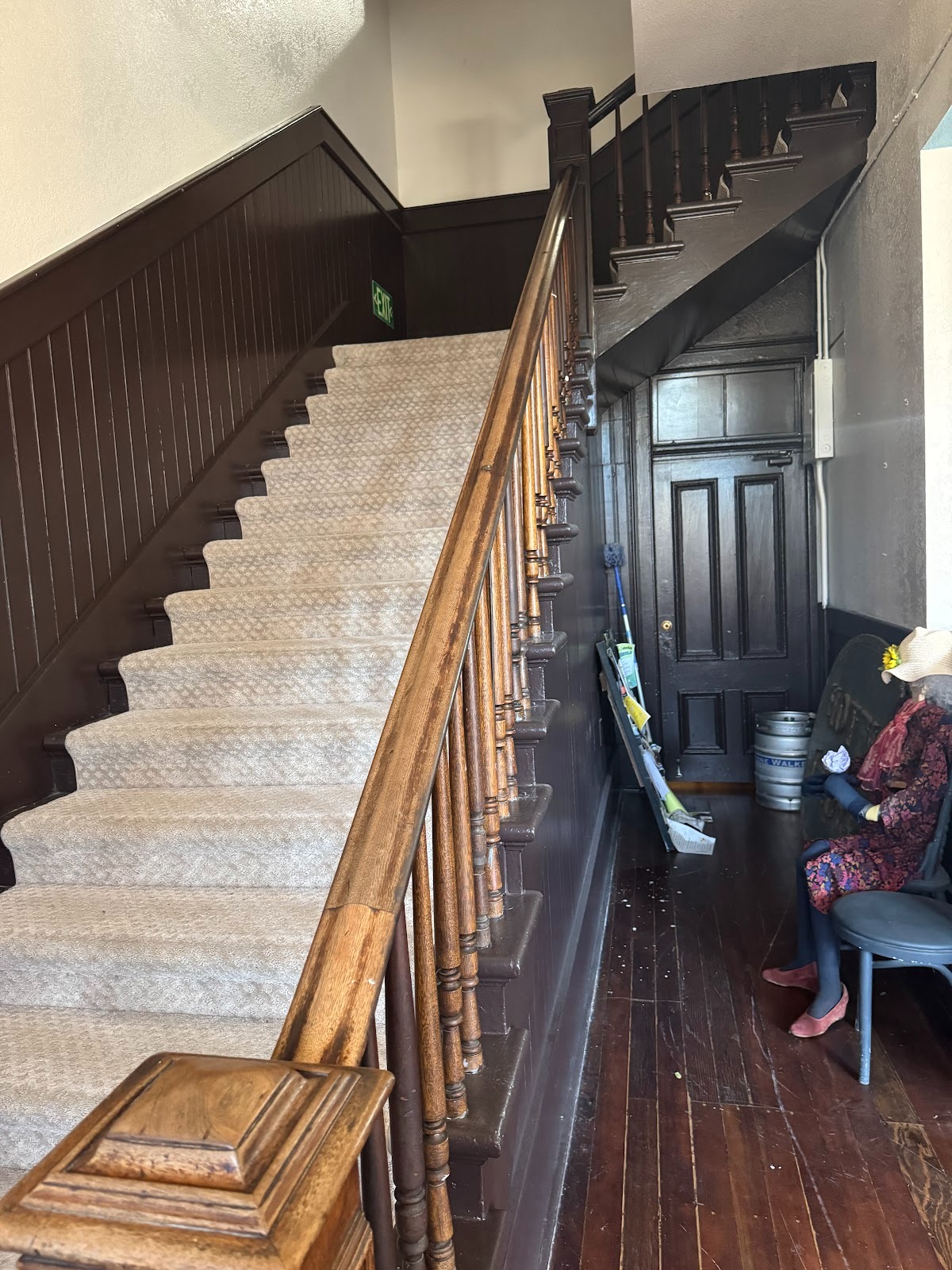 How do you like them stairs?  No bellboys.  Have at it.