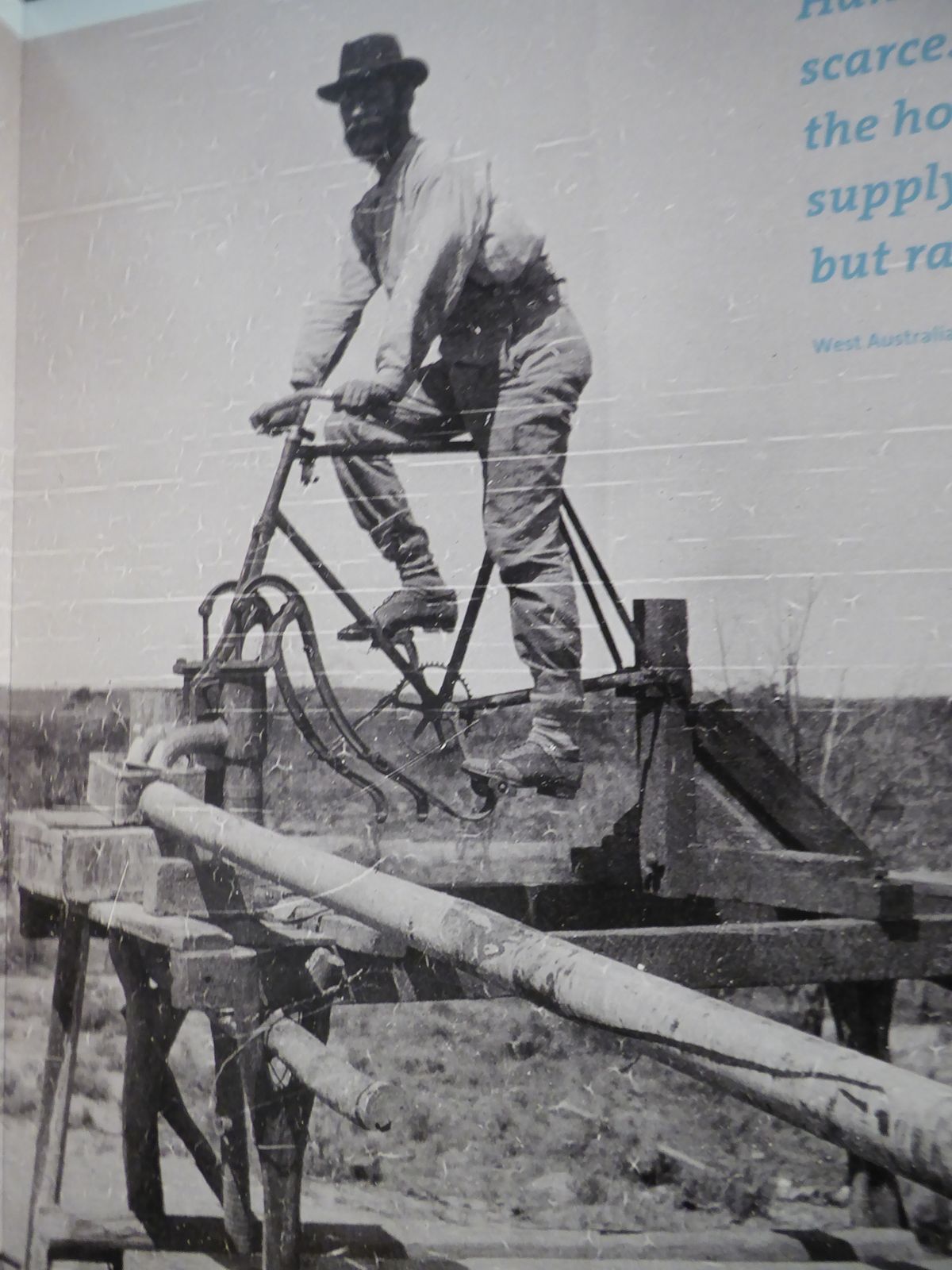 Another problem was water. With ten inches of precipitation annually, the pioneers had to get clever.