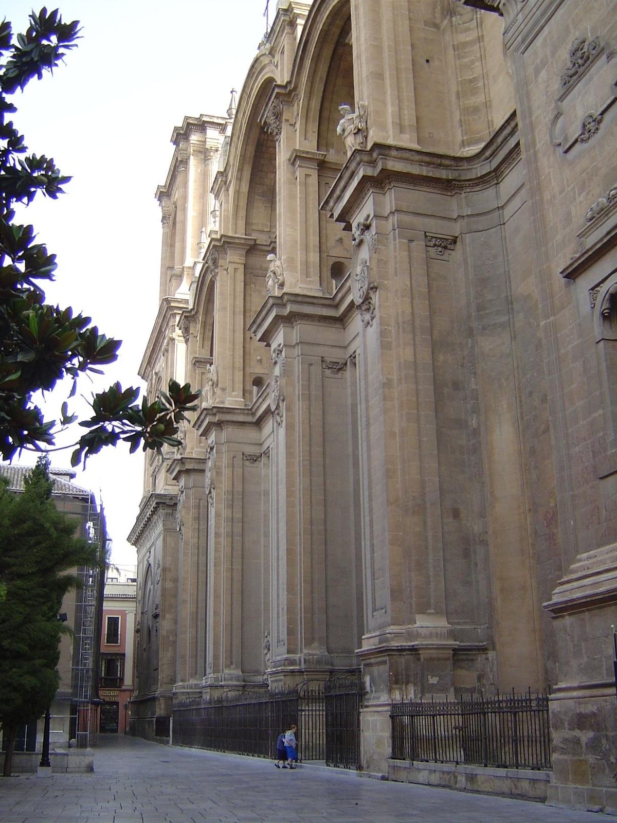 The cathedral from its entrance.