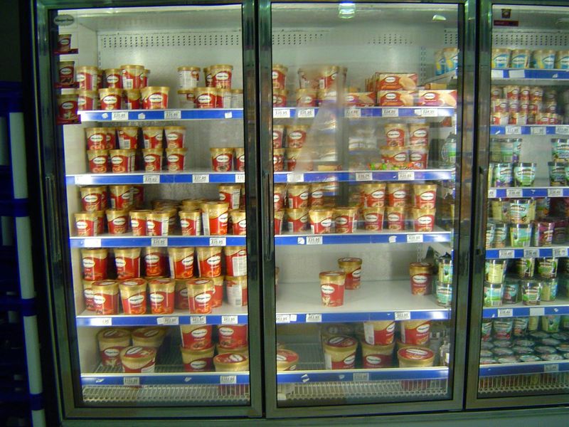 This should settle the matter: super-premium ice cream by the pint, quart, and half-gallon at the Trincity SuperValu. Have you ever seen hal