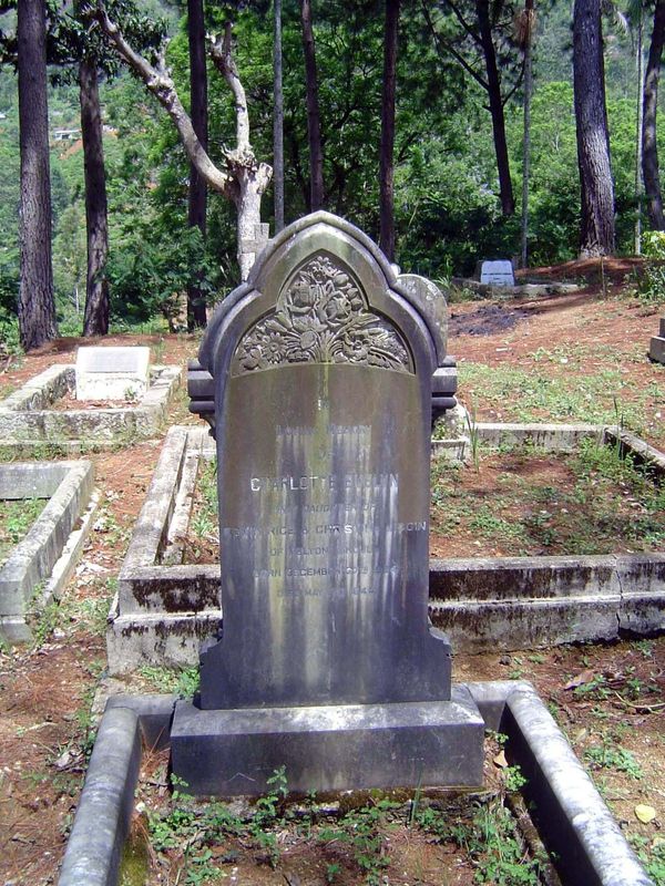 A member of the third and generally the last planting generation: Charlotte Evelyn 1894-1944, daughter of Christine and Edwin Wiggin of Melr