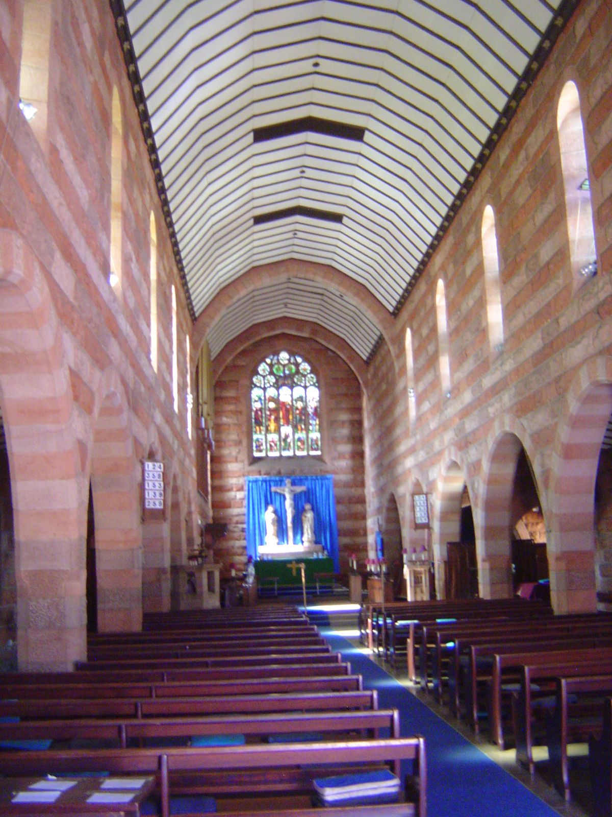The interior.