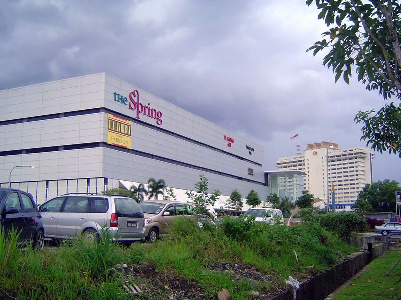 Kuching's flashiest shopping center.