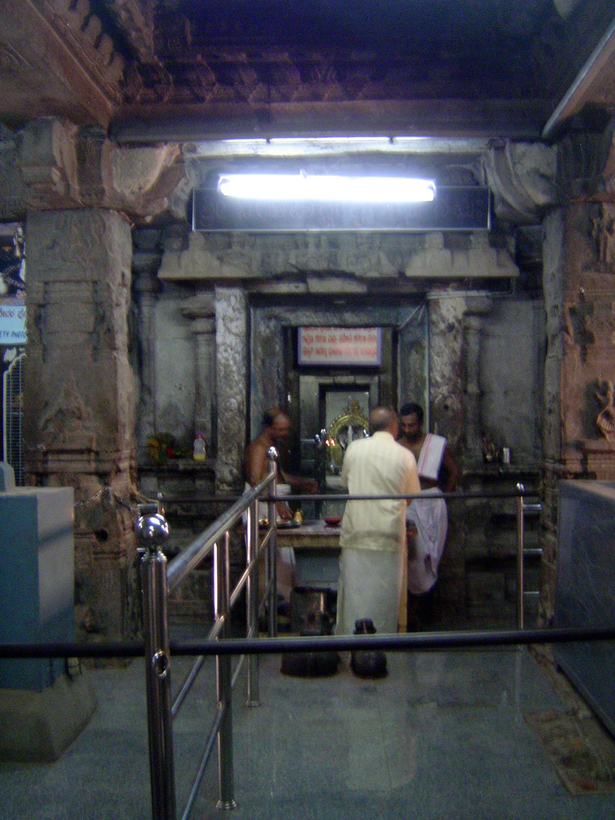 The close-quarters of the inner sanctum. It used to be lit by hundreds if not thousands of candles.