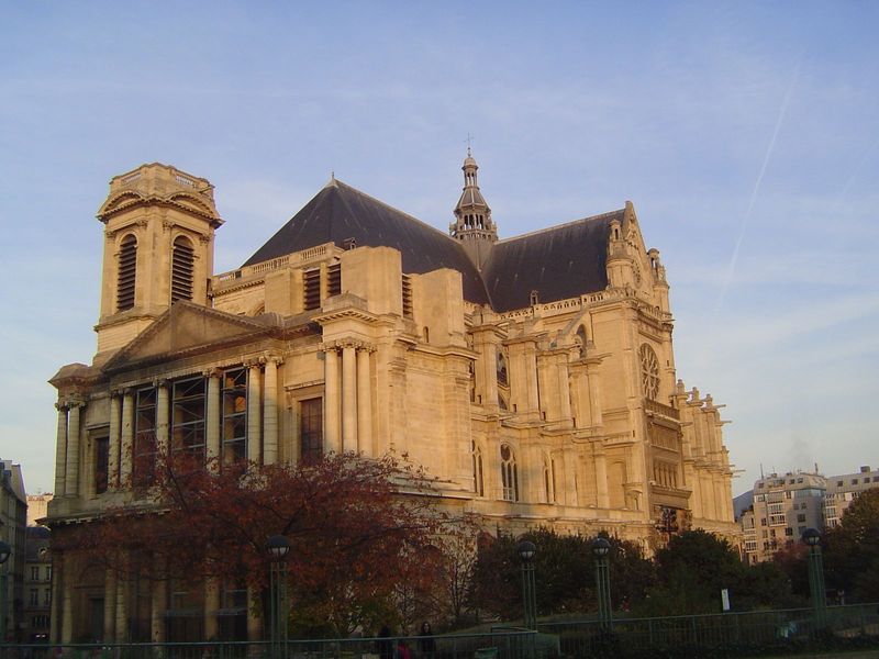 The west end, designed by Jean Hardouin-Mansart de Jouy, takes the cake. Ayers writes, "The collision of this blind, rather dry Enlightenmen
