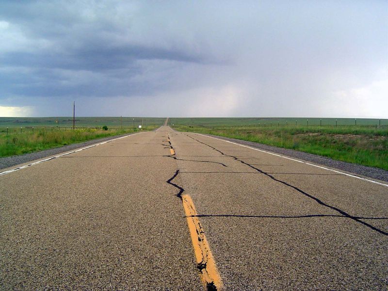 Looking west on New Mexico S.H. 104, perhaps a dozen miles short of Las Vegas the N.M. Vegas, please. It's a great place to stop, so long as