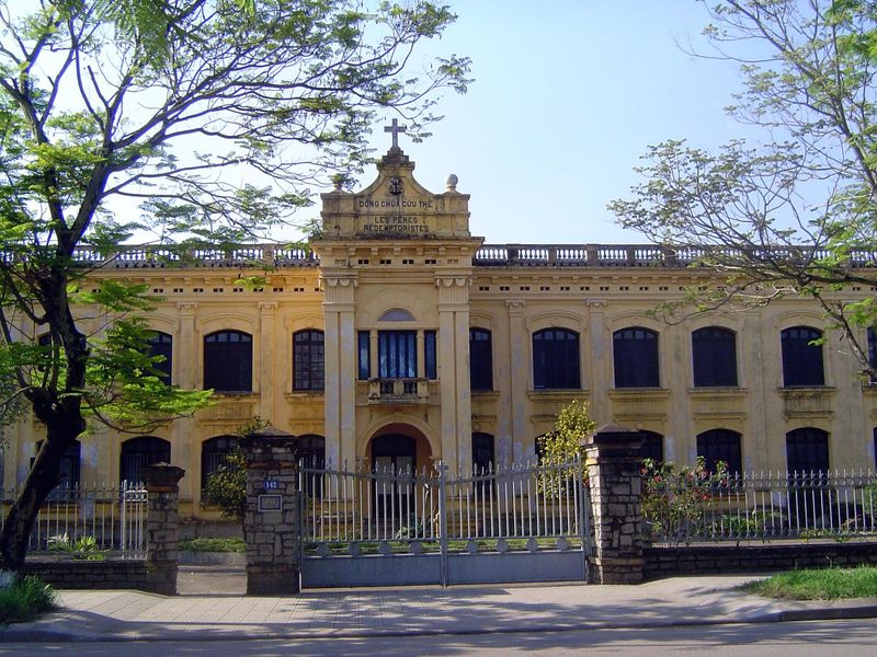 The adjoining school.