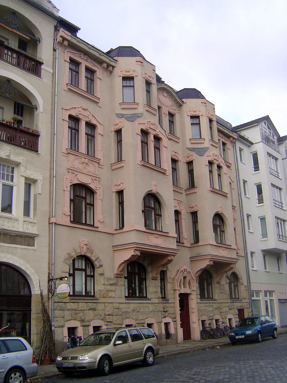 Neighboring buildings.