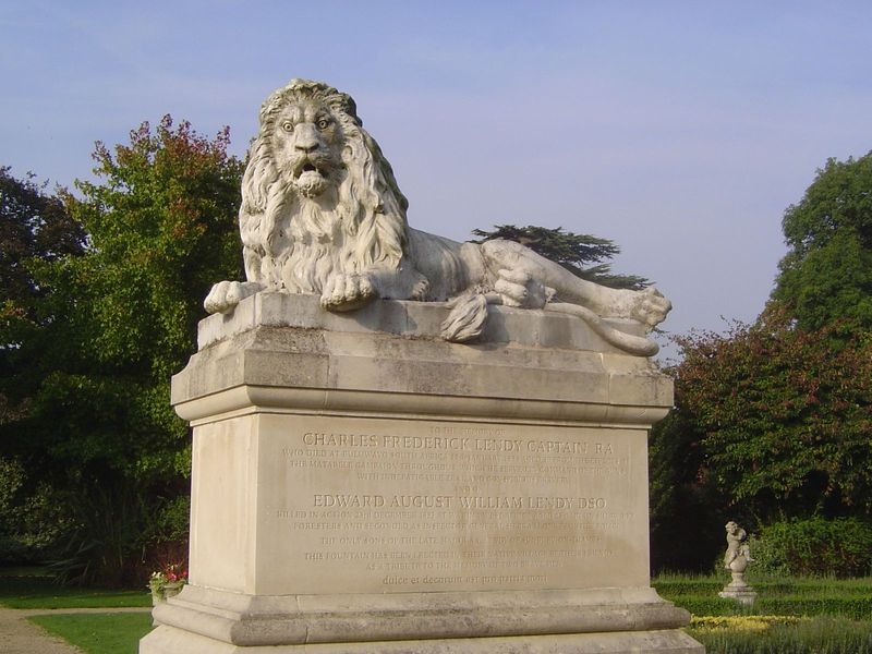 That's one indignant lion.