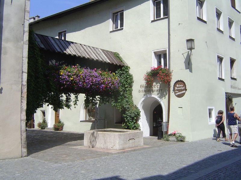 The Tyrol is full of houses linked to barns by bridges like this.