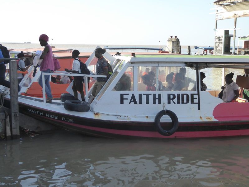 In case faith proves insufficient, passengers are required to wear life vests.