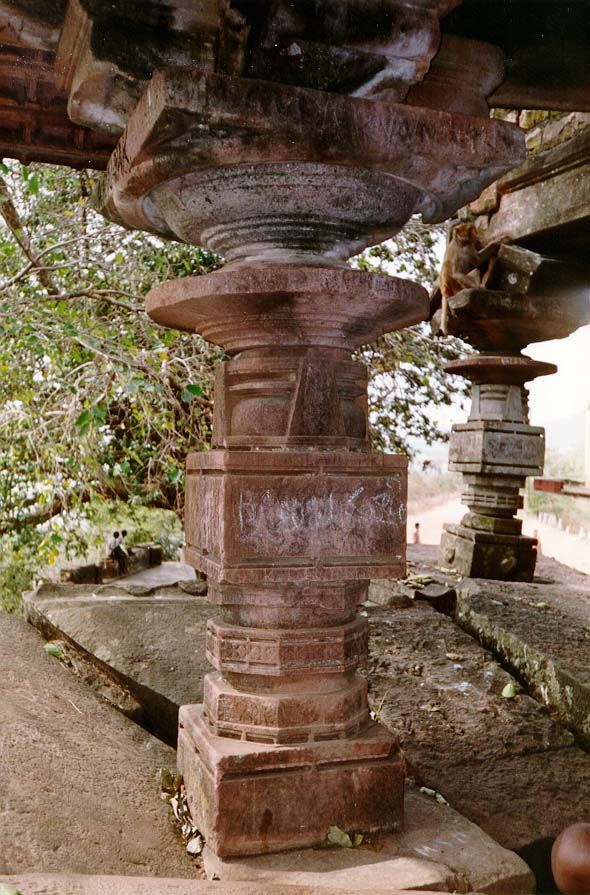 Settling of the foundation is the key problem: it's broken many of the pillars supporting the massive roof.