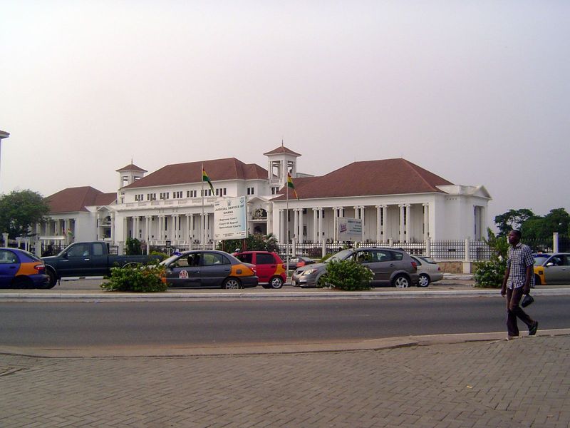 Guggisberg had called for a new Law Courts building: "The construction of new Law Courts in Accra cannot, however, be long postponed." Event