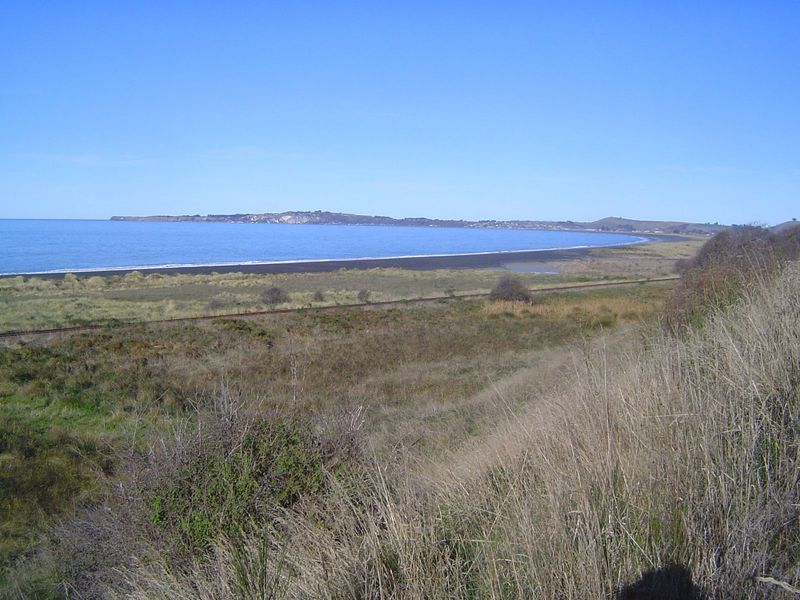 The Kaikoura Peninsula, seen from the north.