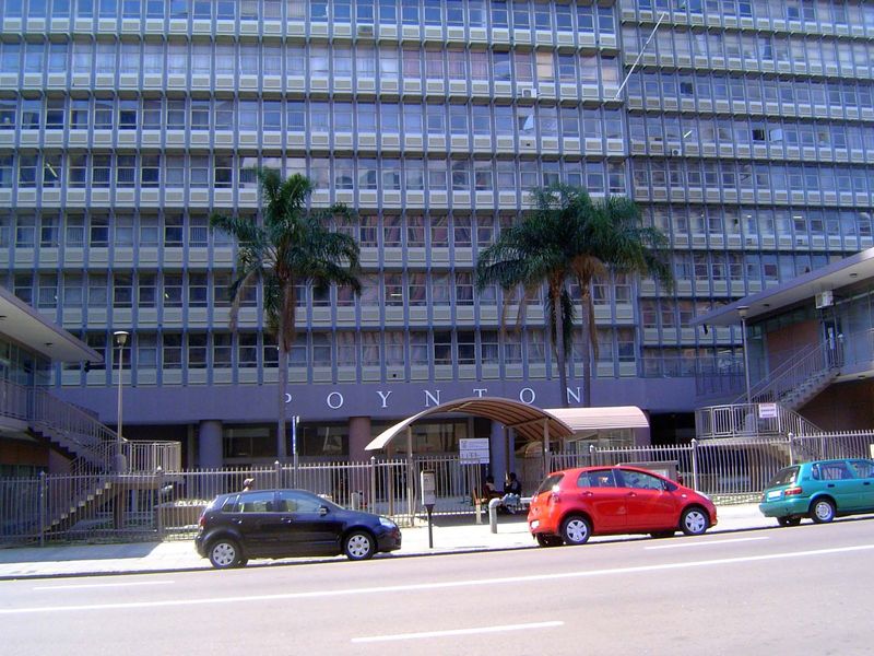 A government building built during the last days of apartheid. Any ideas about its occupant?
