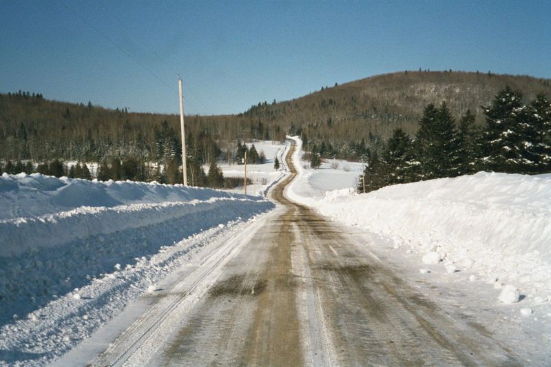 Winter driving is good here, partly because the ice stays dry and partly because the plow operators know what they're doing.