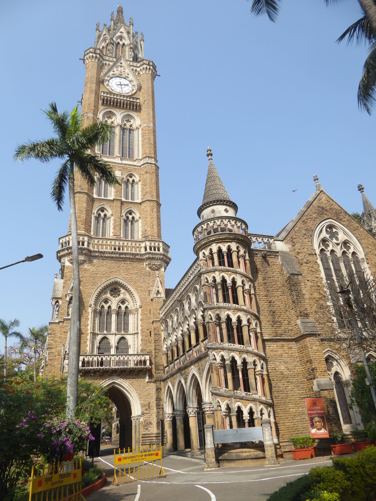 The architect was no less than George Gilbert Scott, working with funds provided in the 1870s by the founder of the Bombay Stock Exchange on