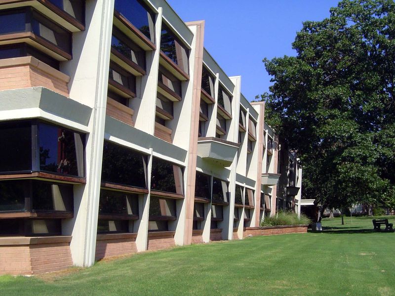 Something different: William Burgett, a faculty member from 1948 to 1968, designed Burton Hall for Home Economics. It opened in 1952.