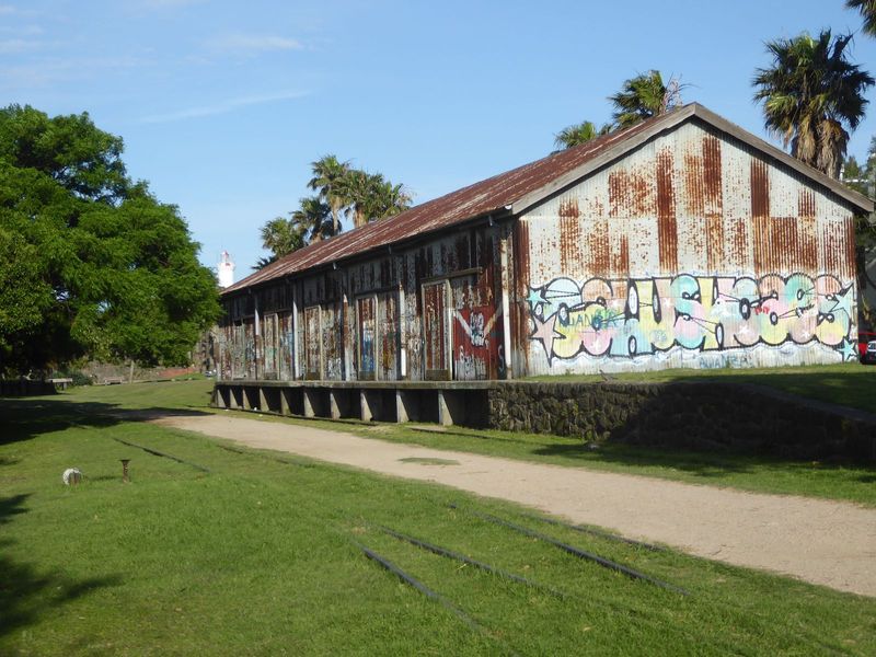 Now tell me: why is the old freight shed more evocative than the passenger station?