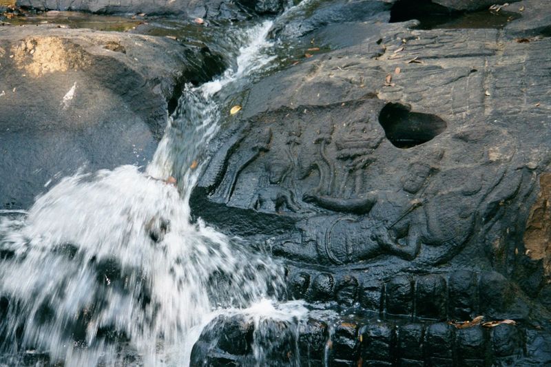 No such thing as too much of a good thing: in this image you can make out the efflorescing Brahma and the serpent Ananta, its head flaring b