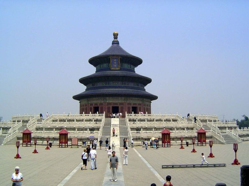 And still further along the Imperial Way, the Hall of Prayer for a Prosperous Year Qiniandian—the very same that appears on every bottle of 
