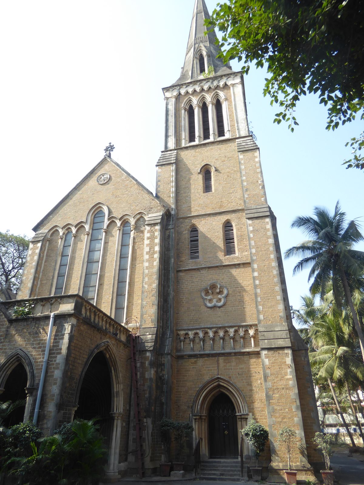 This is just about the only building that's accessible here. It's the famous Afghan Church—properly, the church of St. John the Evangelist—c
